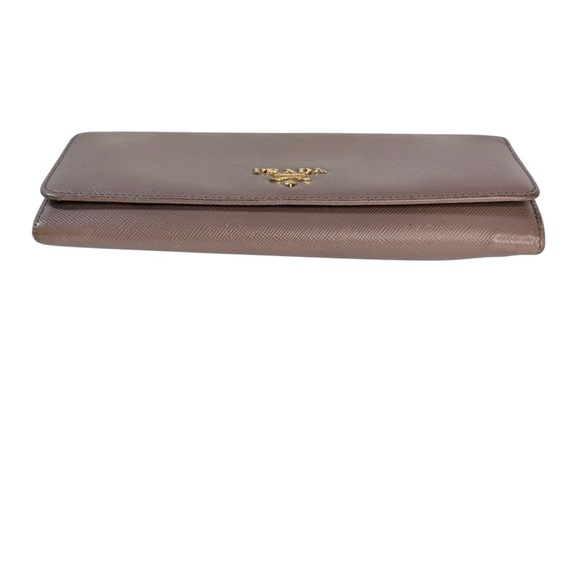 Prada Saffiano Leather Continental Wallet – Mauve - Picture 9 of 15
